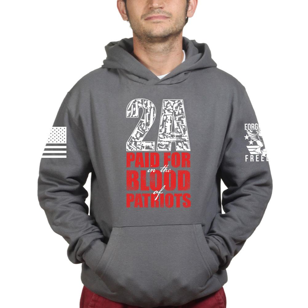2A Paid For In Blood of Patriots Hoodie Style001 T-Shirts, Sweatshirt | CoreVibeTees.com (Image 2)