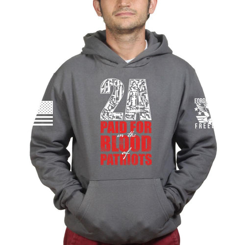 2A Paid For In Blood of Patriots Hoodie Style001 T-Shirts, Sweatshirt | CoreVibeTees.com (Image 2)