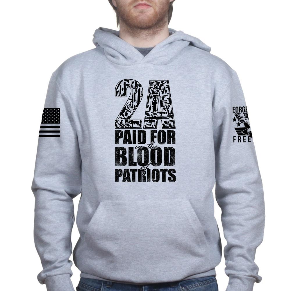 2A Paid For In Blood of Patriots Hoodie Style001 T-Shirts, Sweatshirt | CoreVibeTees.com (Image 3)