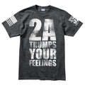 2A Trumps Your Feelings Men's T-shirt Hoodie, Sweatshirt | CoreVibeTees.com (Image 1)