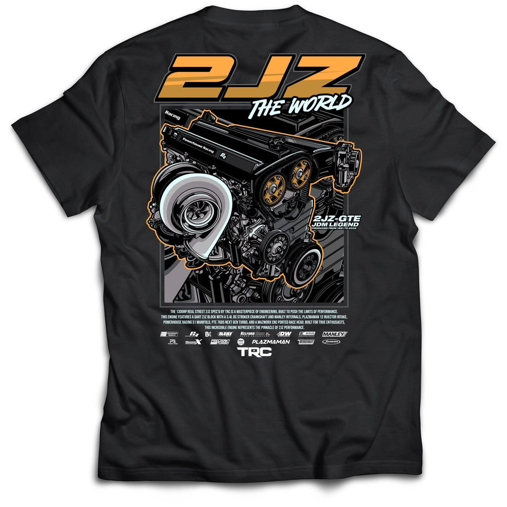 TRC 2JZ The World Engine T-Shirt Limited Edition (800 Entries) Hoodie, Sweatshirt | CoreVibeTees.com (Image 1)