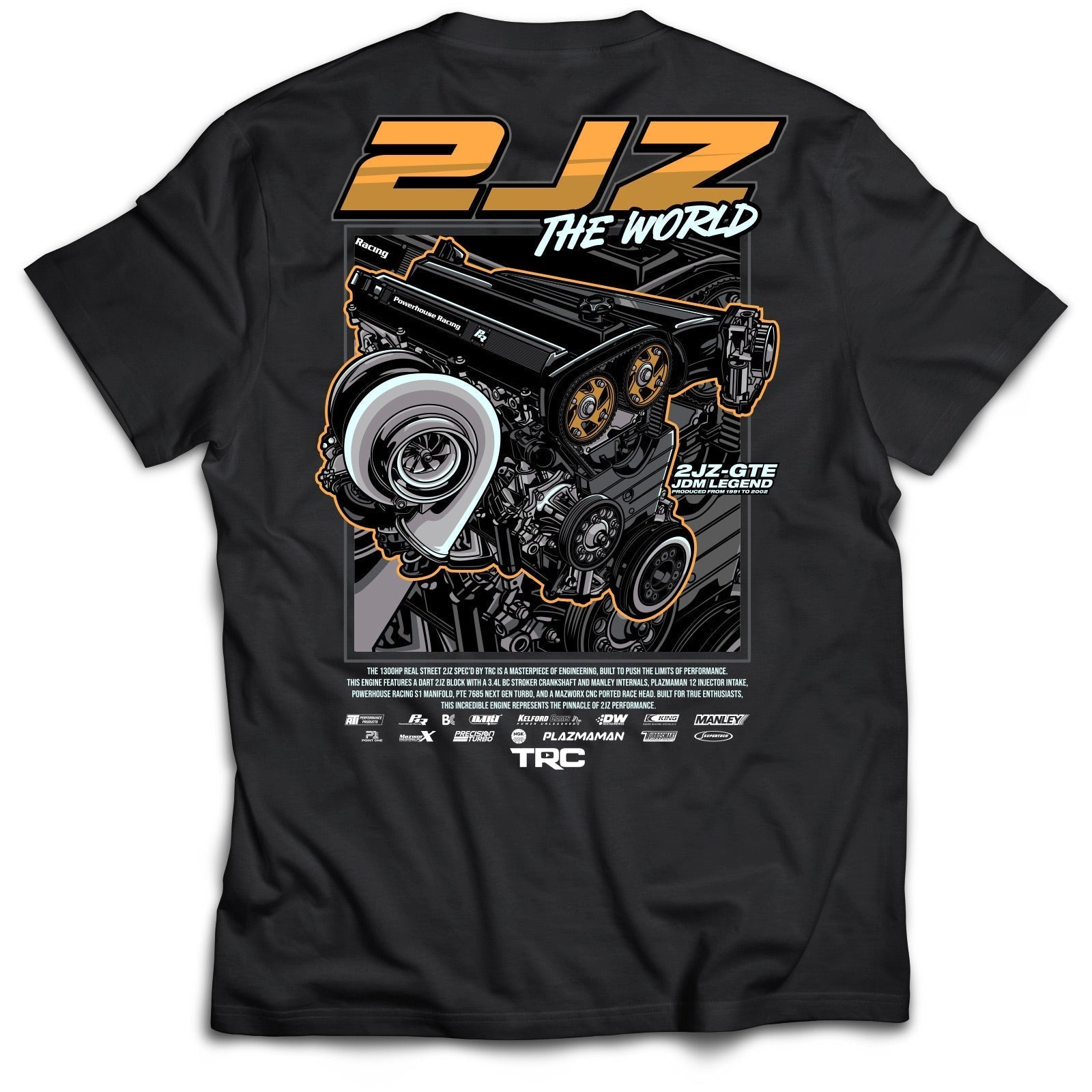 TRC 2JZ The World Engine T-Shirt Limited Edition (800 Entries) Hoodie, Sweatshirt | CoreVibeTees.com (Image 1)