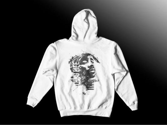 2Pac Hoodie  Hip-Hop Music T-Shirt,  Thug Life  All Eyez On Me  2Pac Merch  Hooded Sweatshirt