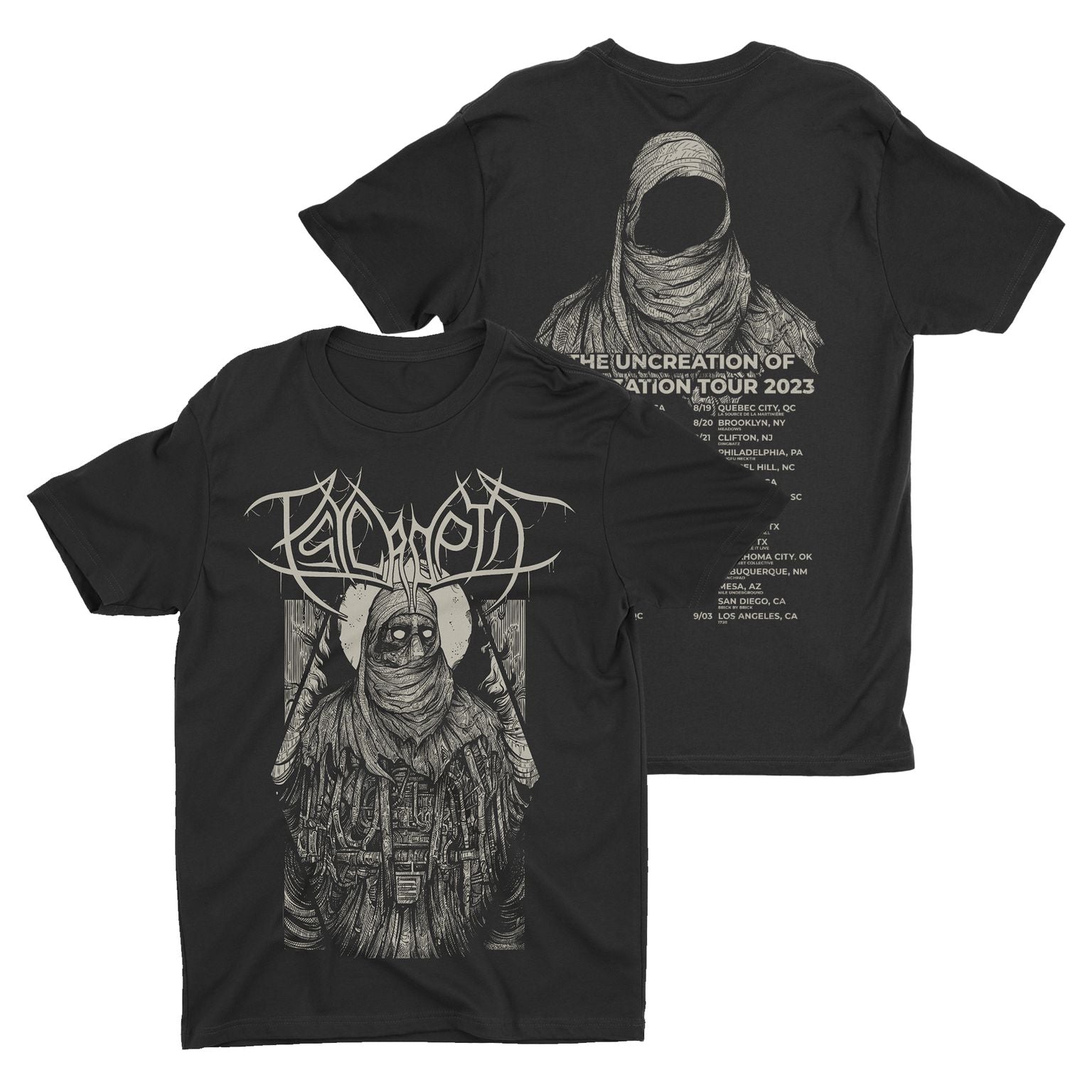 Psycroptic - Uncreation Tour t-shirt Hoodie, Sweatshirt | CoreVibeTees.com (Image 1)