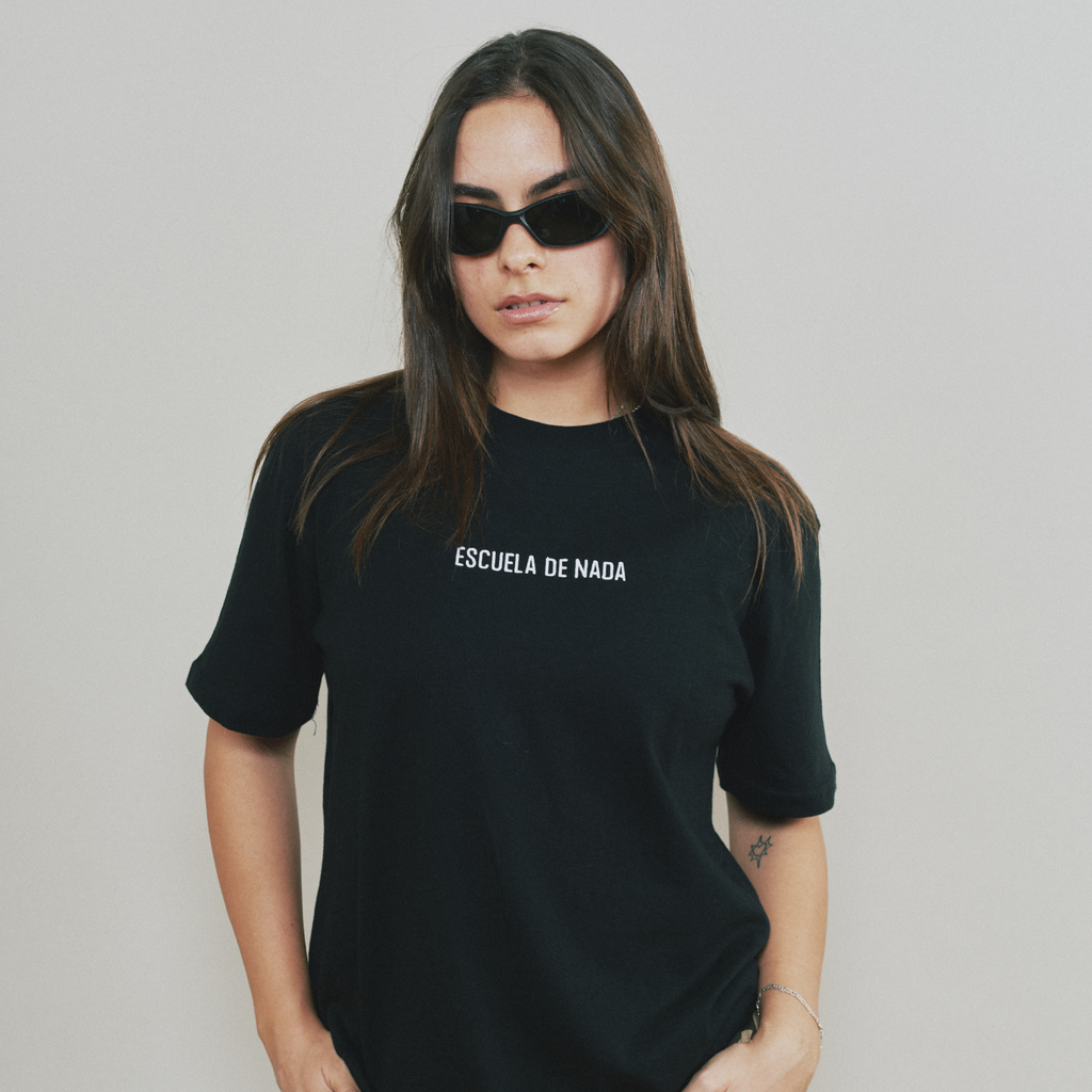 Escuela De Nada - Basic B*tch Black Tee Hoodie, Sweatshirt | CoreVibeTees.com (Image 3)