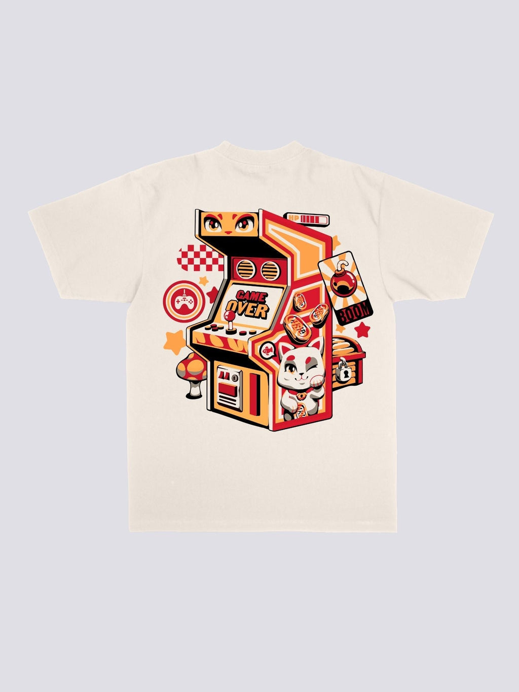 Arcade Neko T-Shirt Hoodie, Sweatshirt | CoreVibeTees.com (Image 5)