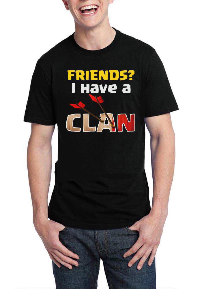 Freinds I Have A Clan Black T-Shirt Hoodie, Sweatshirt | CoreVibeTees.com