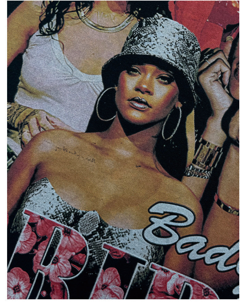 Bad Girl Riri By Rihanna  Hoodie T-Shirts, Sweatshirt | CoreVibeTees.com (Image 3)