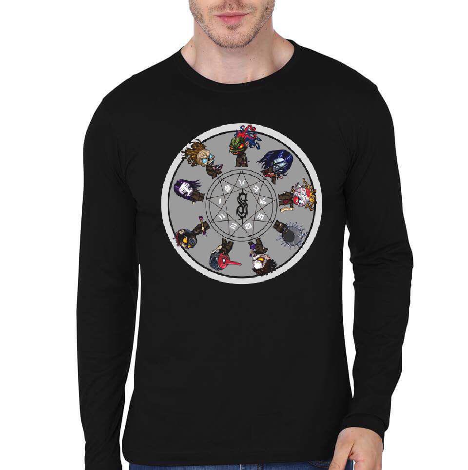 Slipknot Band Full Sleeve T-Shirt Hoodie, Sweatshirt | CoreVibeTees.com