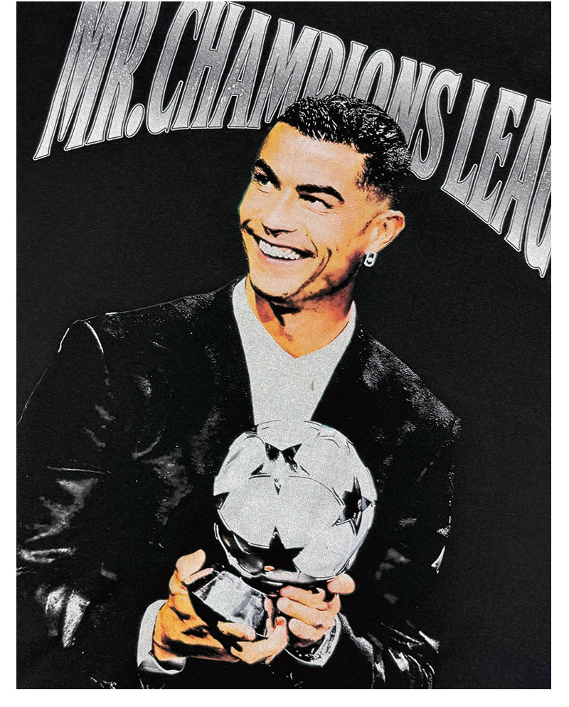 Mr. Champions League By Cristiano Ronaldo Hoodie T-Shirts, Sweatshirt | CoreVibeTees.com (Image 3)