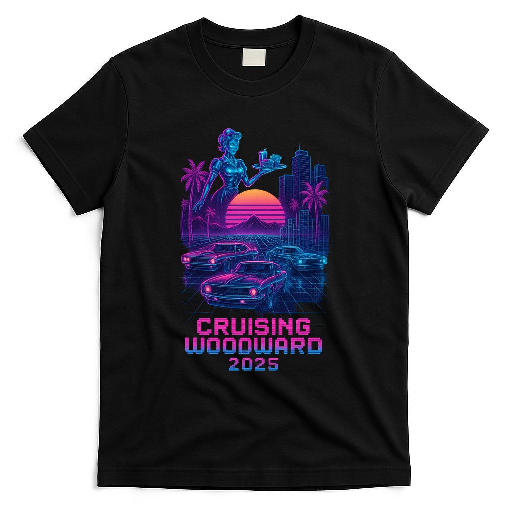 2025 Cruising Woodward Neon Vibes T-Shirt Hoodie, Sweatshirt | CoreVibeTees.com