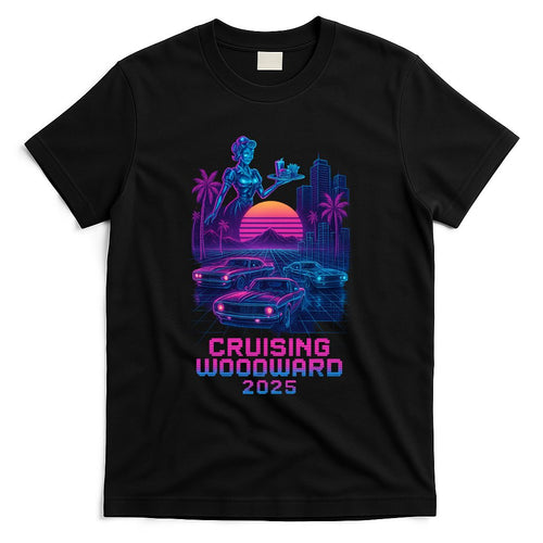 2025 Cruising Woodward Neon Vibes T-Shirt Hoodie, Sweatshirt | CoreVibeTees.com