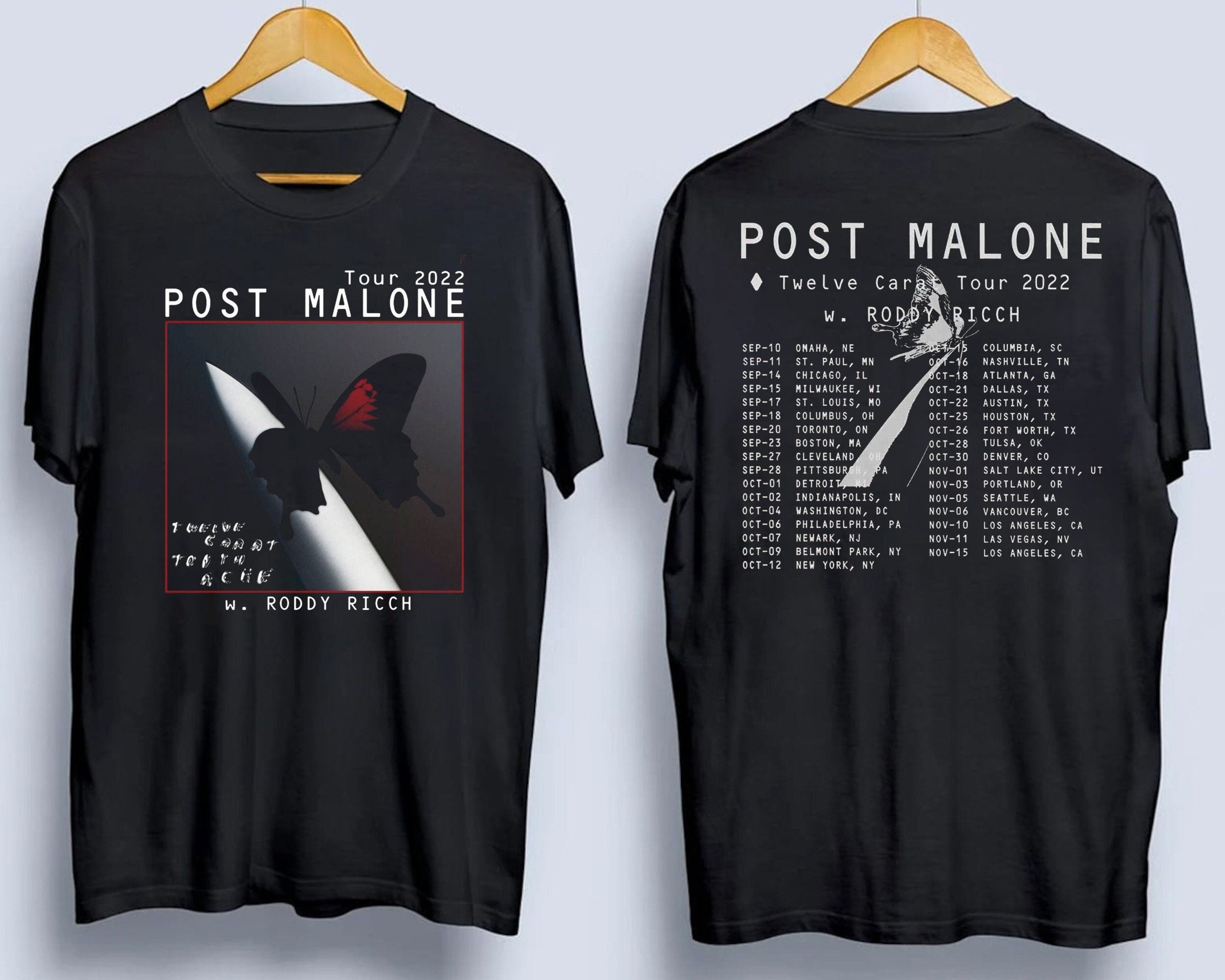 Twelve Carat Toothache 2022 Post Malone T-Shirt, Post Malone Tour 2022 Shirt Hoodie, Sweatshirt | CoreVibeTees.com