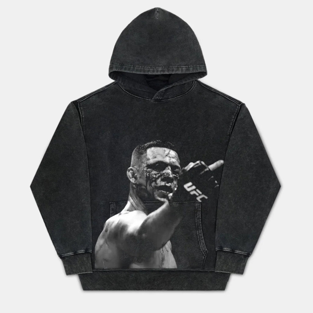 Nate Diaz Hoodie Style001 T-Shirts, Sweatshirt | CoreVibeTees.com (Image 2)
