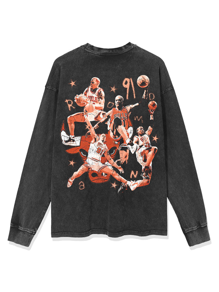Dennis Rodman HOODIE NBA 2024 Style002 T-Shirts, Sweatshirt | CoreVibeTees.com (Image 3)