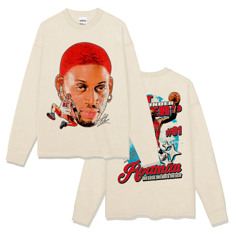 Dennis Rodman Sweatshirt NBA 2024 T-Shirts, Hoodie | CoreVibeTees.com (Image 5)