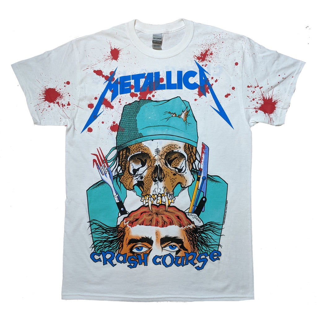 Metallica - Crash Course in Brain Surgery (All-Over) t-shirt Hoodie, Sweatshirt | CoreVibeTees.com (Image 2)