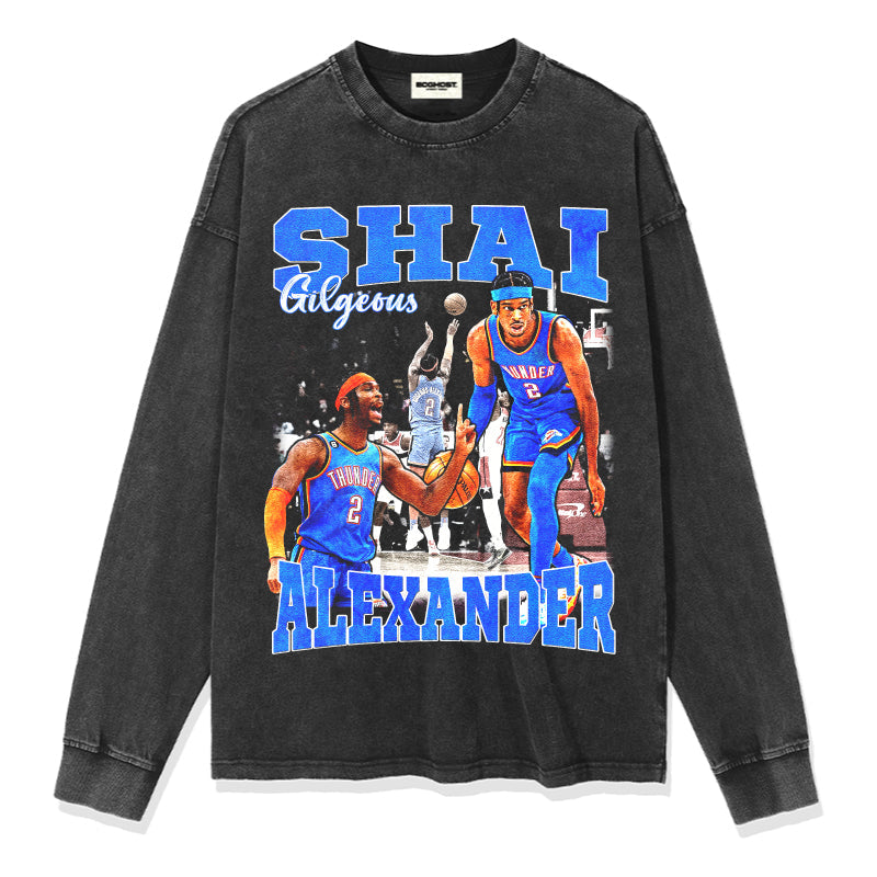 Shai Gilgeous-Alexander Sweatshirt NBA 2024 Style002 T-Shirts, Hoodie | CoreVibeTees.com (Image 2)