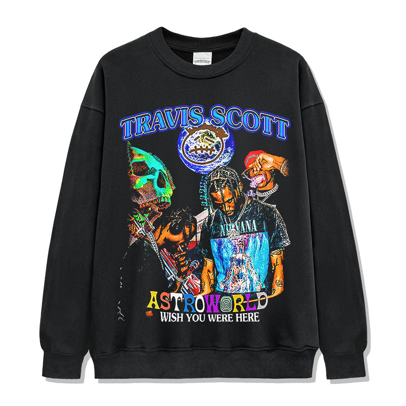 Astroworld by Travis Scott Sweatshirt T-Shirts, Hoodie | CoreVibeTees.com (Image 1)