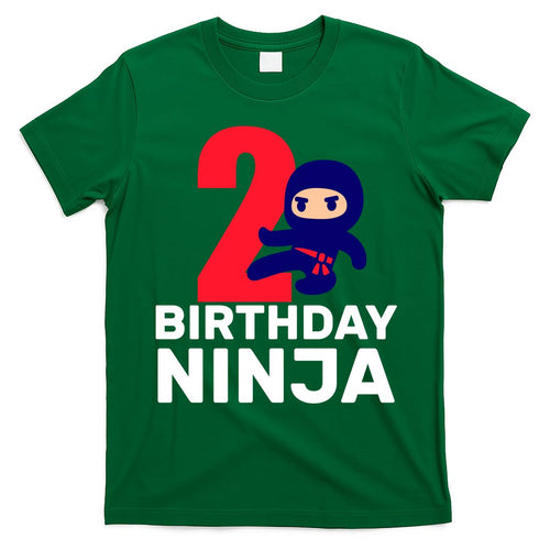 2nd Birthday Ninja T-Shirt Hoodie, Sweatshirt | CoreVibeTees.com