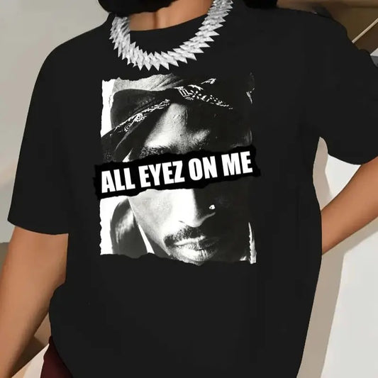 2pac Tupac Shakur Tee, ALL EYEZ ON ME TEE , Gift for Him, Gift For Her, Vintage Y2K, Menswear Top