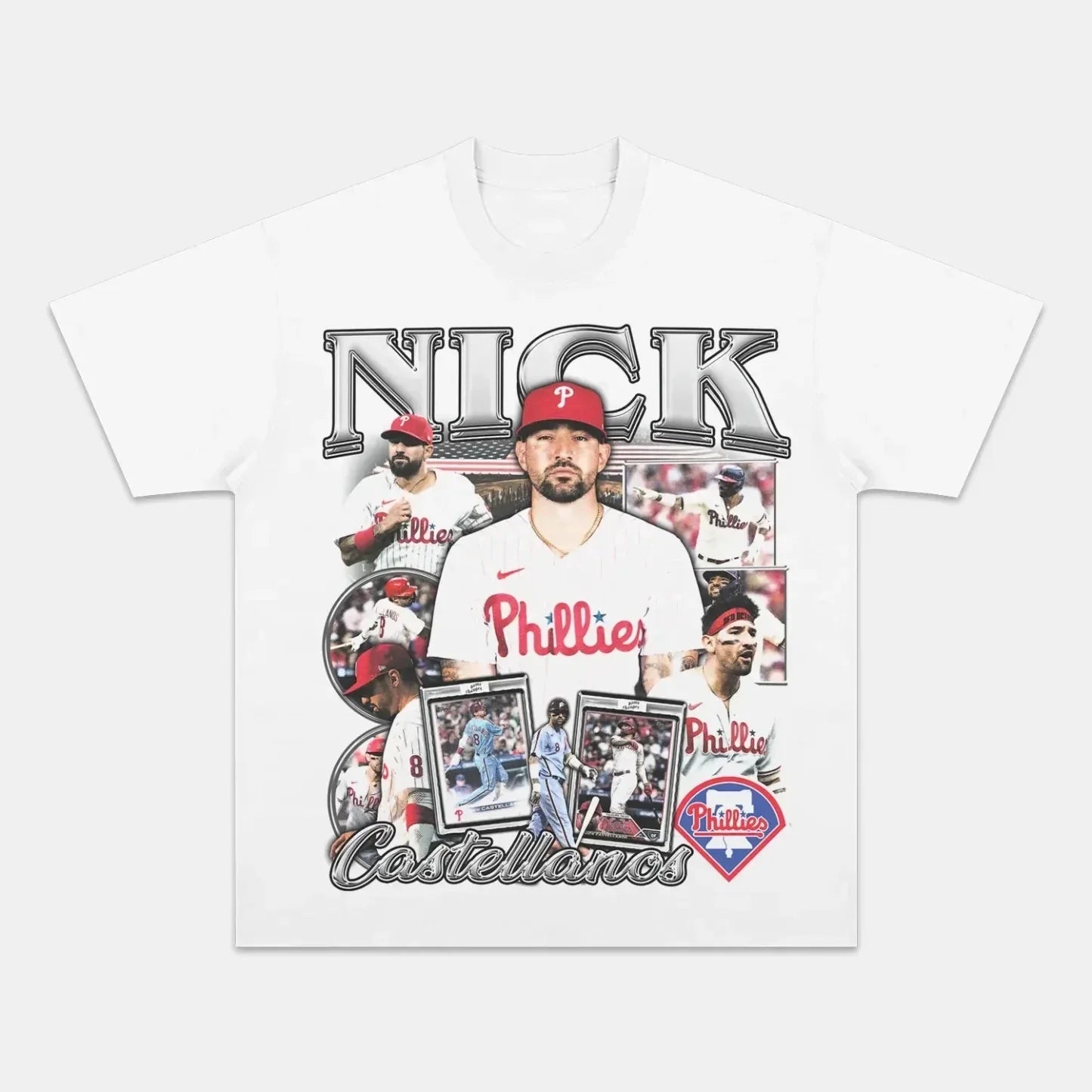 Nick Castellanos TEE Style001 Hoodie, Sweatshirt | CoreVibeTees.com (Image 2)