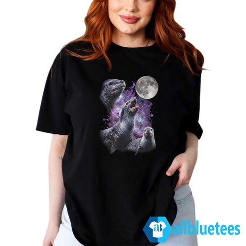 3 Seals Moon Shirt