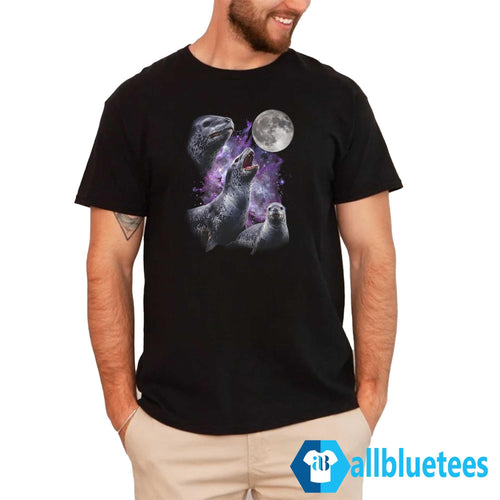 3 Seals Moon Shirt