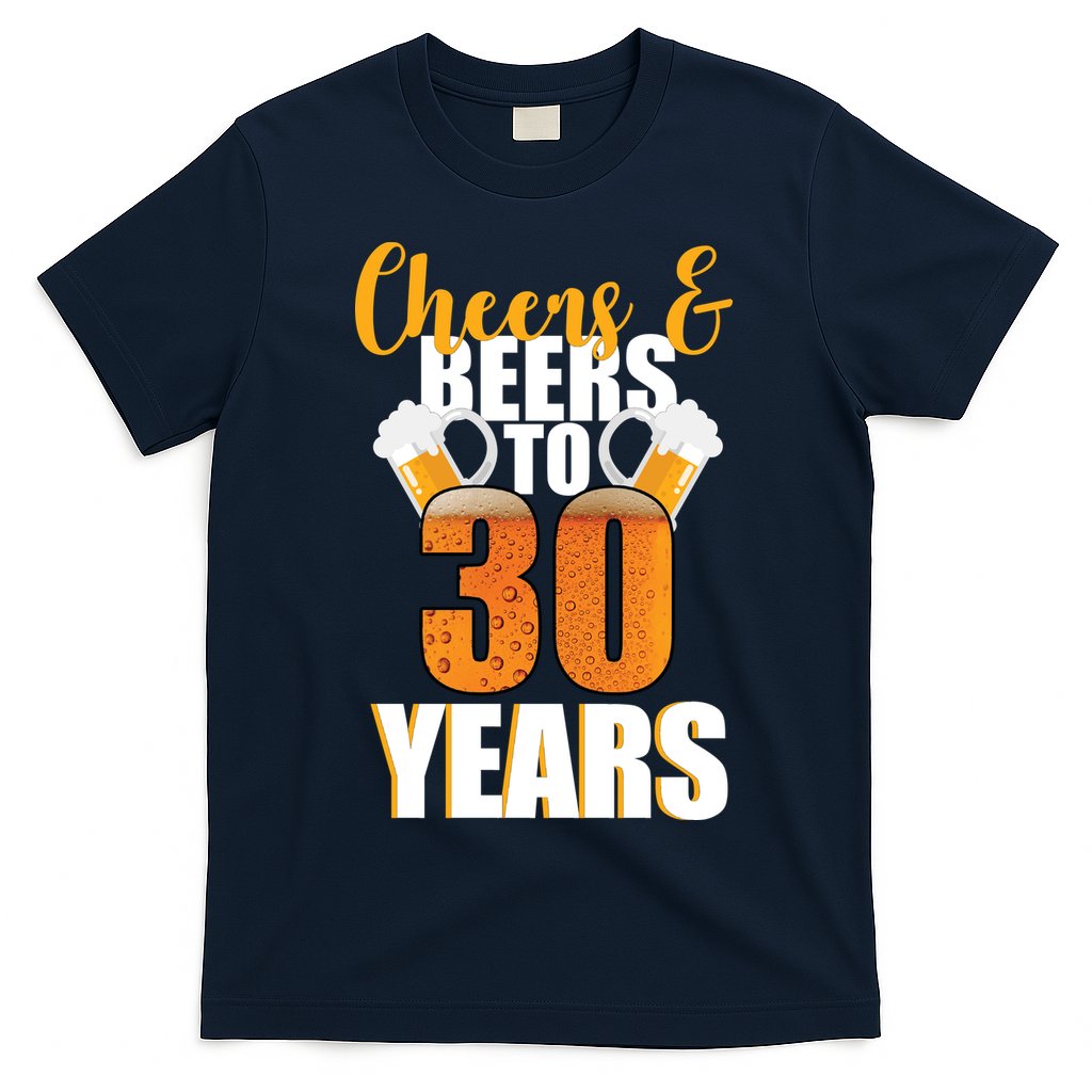 30th Birthday Cheers & Beers To 30 Years T-Shirt Hoodie, Sweatshirt | CoreVibeTees.com
