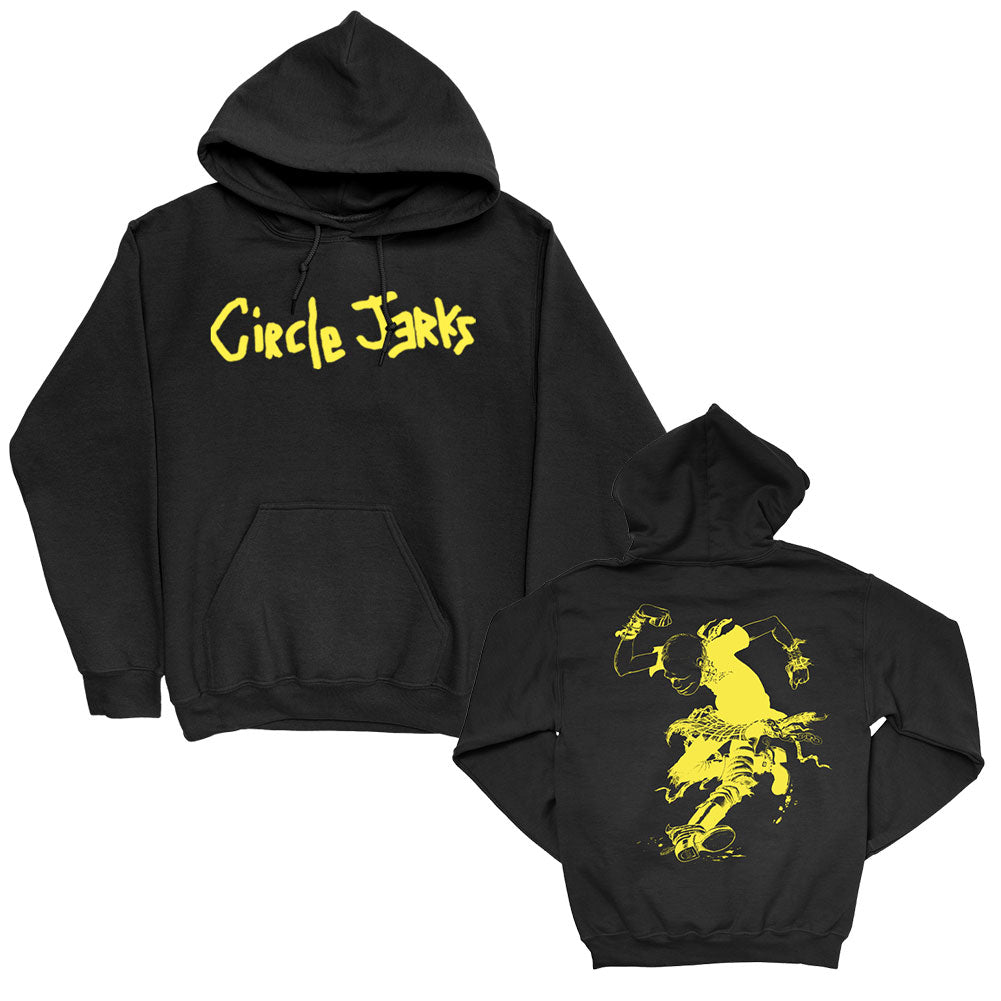 CJ Logo Pullover Hoodie (Black) T-Shirts, Sweatshirt | CoreVibeTees.com (Image 1)