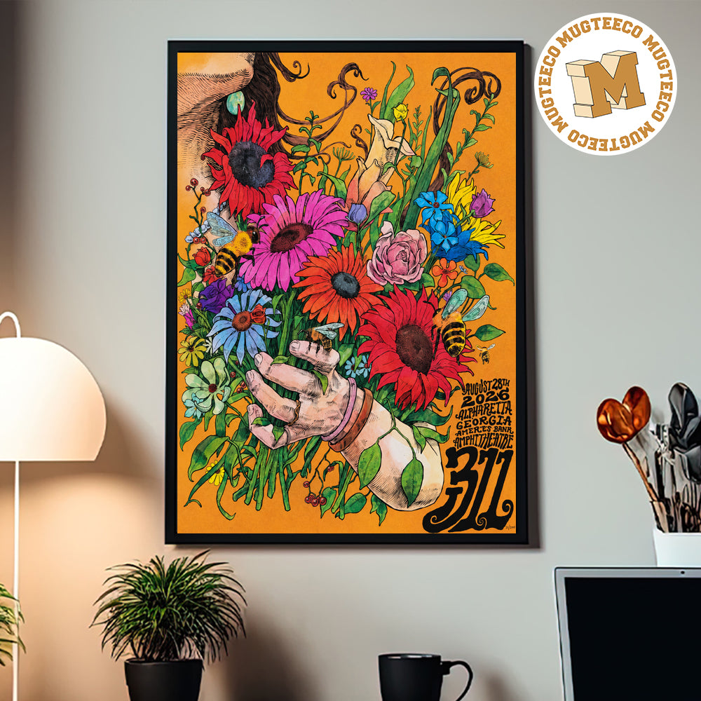 311 Band Alpharetta GA So Glad You Made It Tour 2026 Event Poster At Ameris Bank Amphitheatre On August 28 2026 Home Decor Poster Canvas