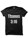 Thanoes 3:16 Black T-Shirt Hoodie, Sweatshirt | CoreVibeTees.com