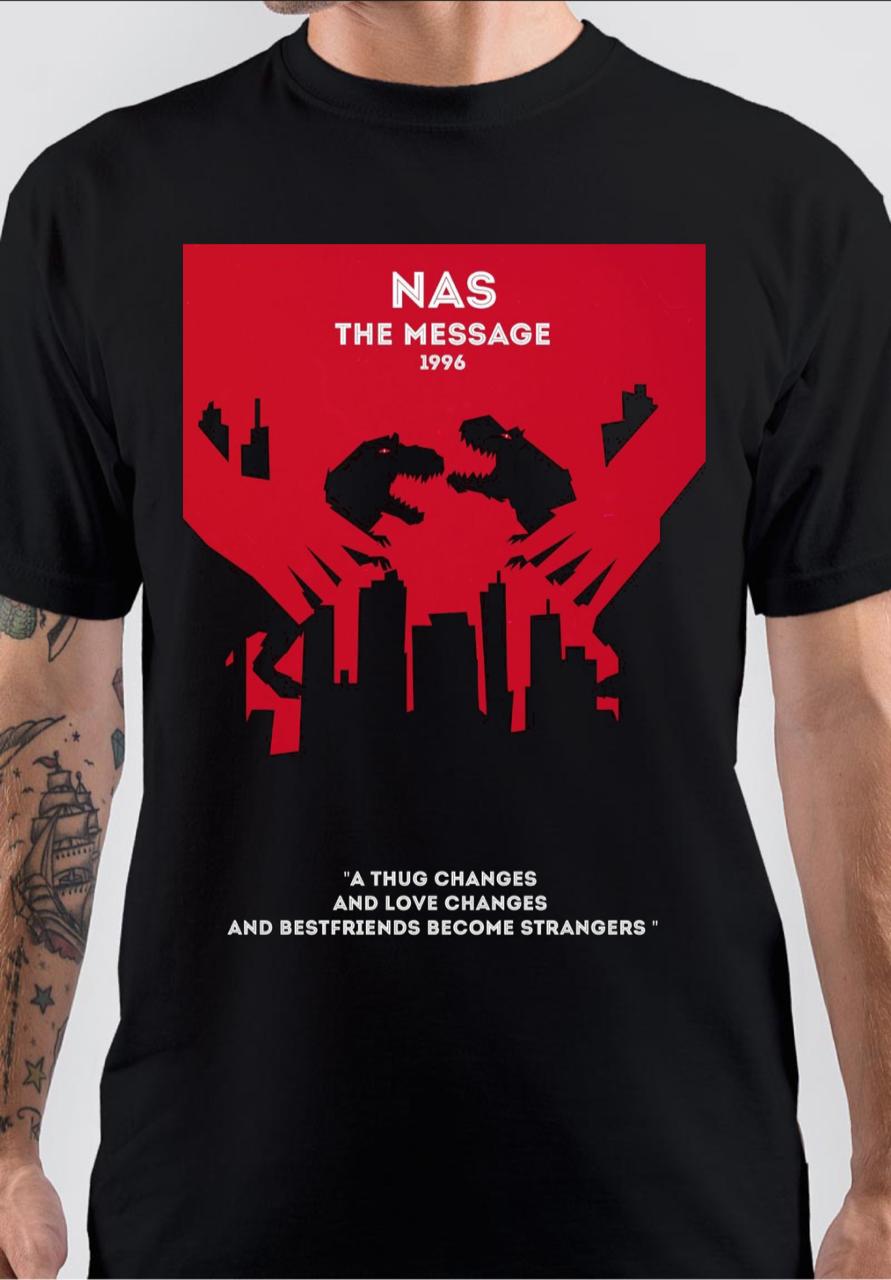 NAS The Message 1996 T-Shirt Merchandise Hoodie, Sweatshirt | CoreVibeTees.com