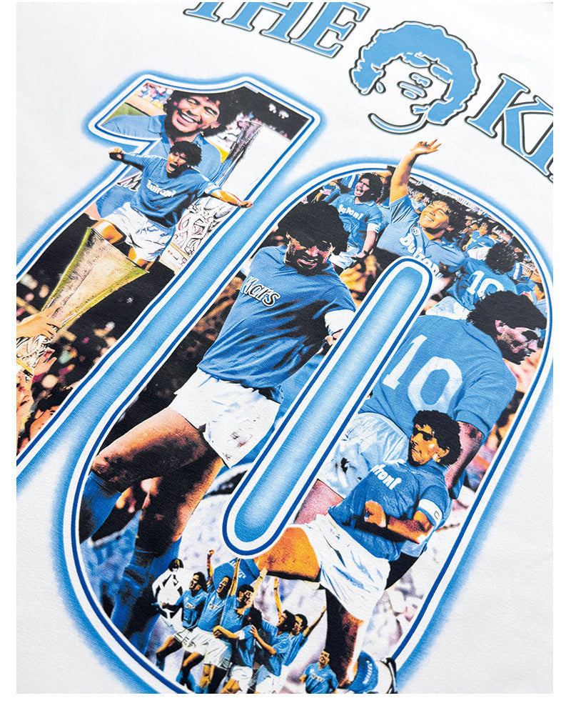 Diego Maradona The King Hoodie T-Shirts, Sweatshirt | CoreVibeTees.com (Image 4)