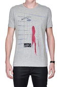 Psycho Grey Melange Half Sleeve T-Shirt Hoodie, Sweatshirt | CoreVibeTees.com