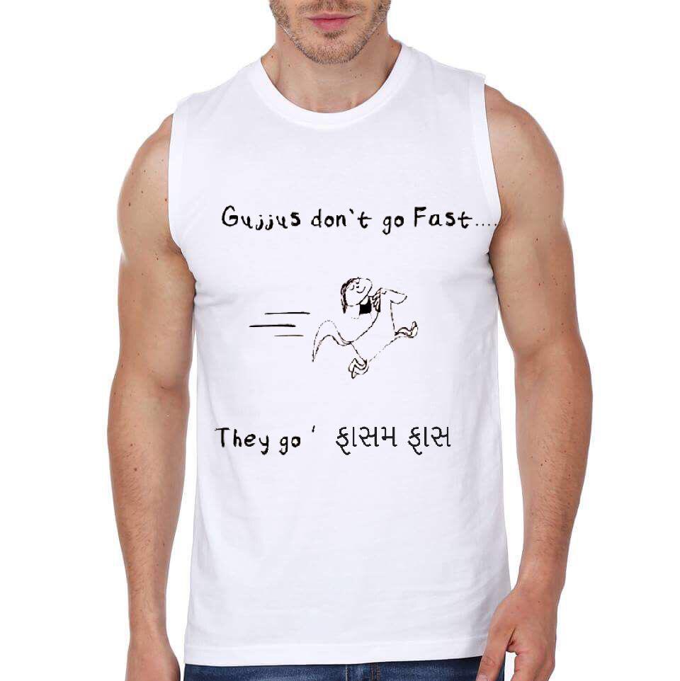 Gujjus Donâ€™t Go Fast Gym Vest T-Shirt Hoodie, Sweatshirt | CoreVibeTees.com