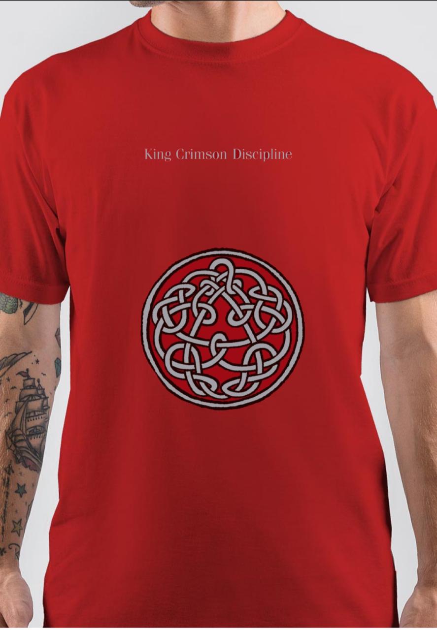 King Crimson Half Sleeve Red T-Shirt Hoodie, Sweatshirt | CoreVibeTees.com