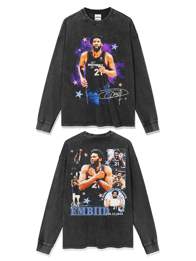 Joel Embiid Sweatshirt NBA 2024 T-Shirts, Hoodie | CoreVibeTees.com (Image 2)