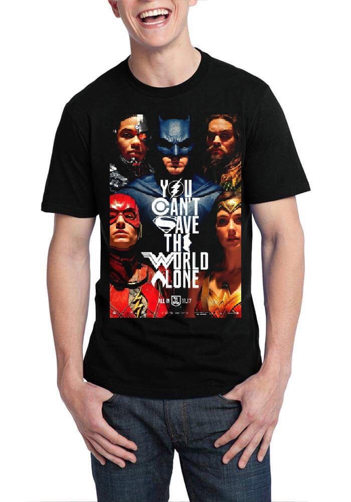 Justice League Black T-Shirt Style007 Hoodie, Sweatshirt | CoreVibeTees.com