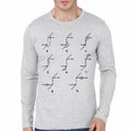 Feynman Diagram Full Sleeve Grey Melange T-Shirt Hoodie, Sweatshirt | CoreVibeTees.com