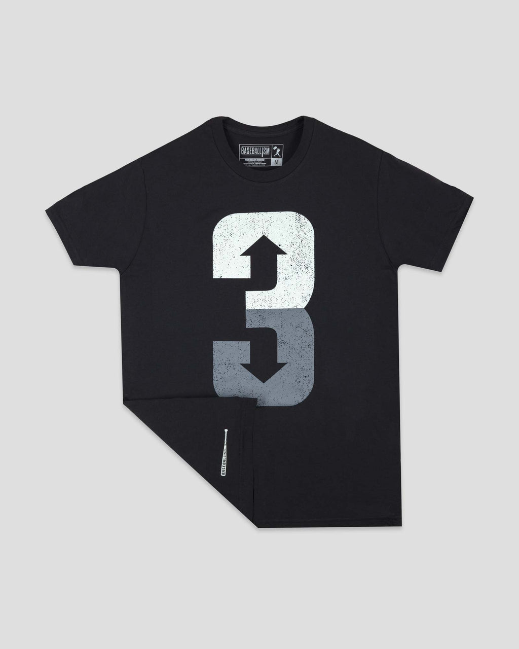 3 Up 3 Down (Black) - Men's Tee Hoodie, Sweatshirt | CoreVibeTees.com (Image 1)