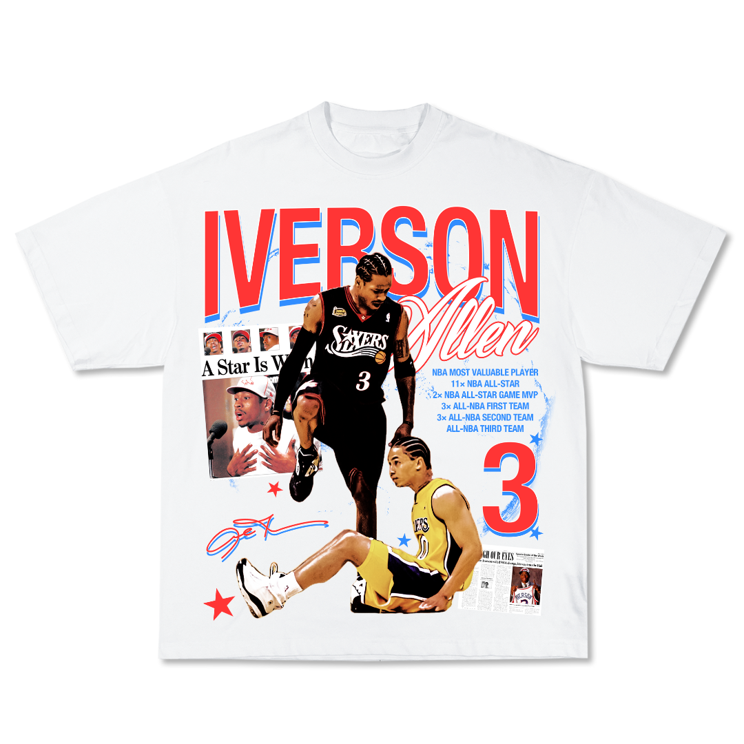 Iverson "Stepover" Tee Hoodie, Sweatshirt | CoreVibeTees.com (Image 1)