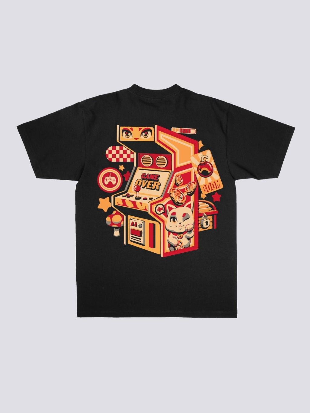 Arcade Neko T-Shirt Hoodie, Sweatshirt | CoreVibeTees.com (Image 3)