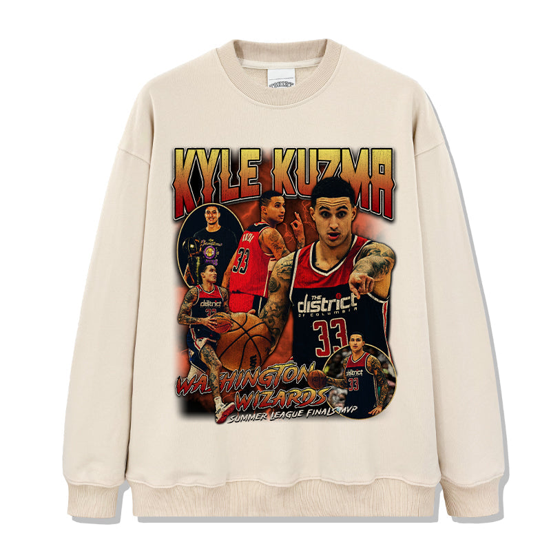 Kyle Kuzma Sweatshirt NBA 2024 Style001 T-Shirts, Hoodie | CoreVibeTees.com (Image 1)