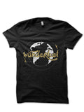 Wanderlust Black Half Sleeve T-Shirt Hoodie, Sweatshirt | CoreVibeTees.com