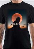 The Lion King Half Sleeve Black T-Shirt Hoodie, Sweatshirt | CoreVibeTees.com