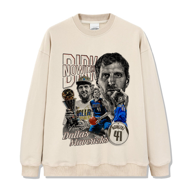 Dirk Nowitzki Sweatshirt NBA 2024 T-Shirts, Hoodie | CoreVibeTees.com (Image 1)