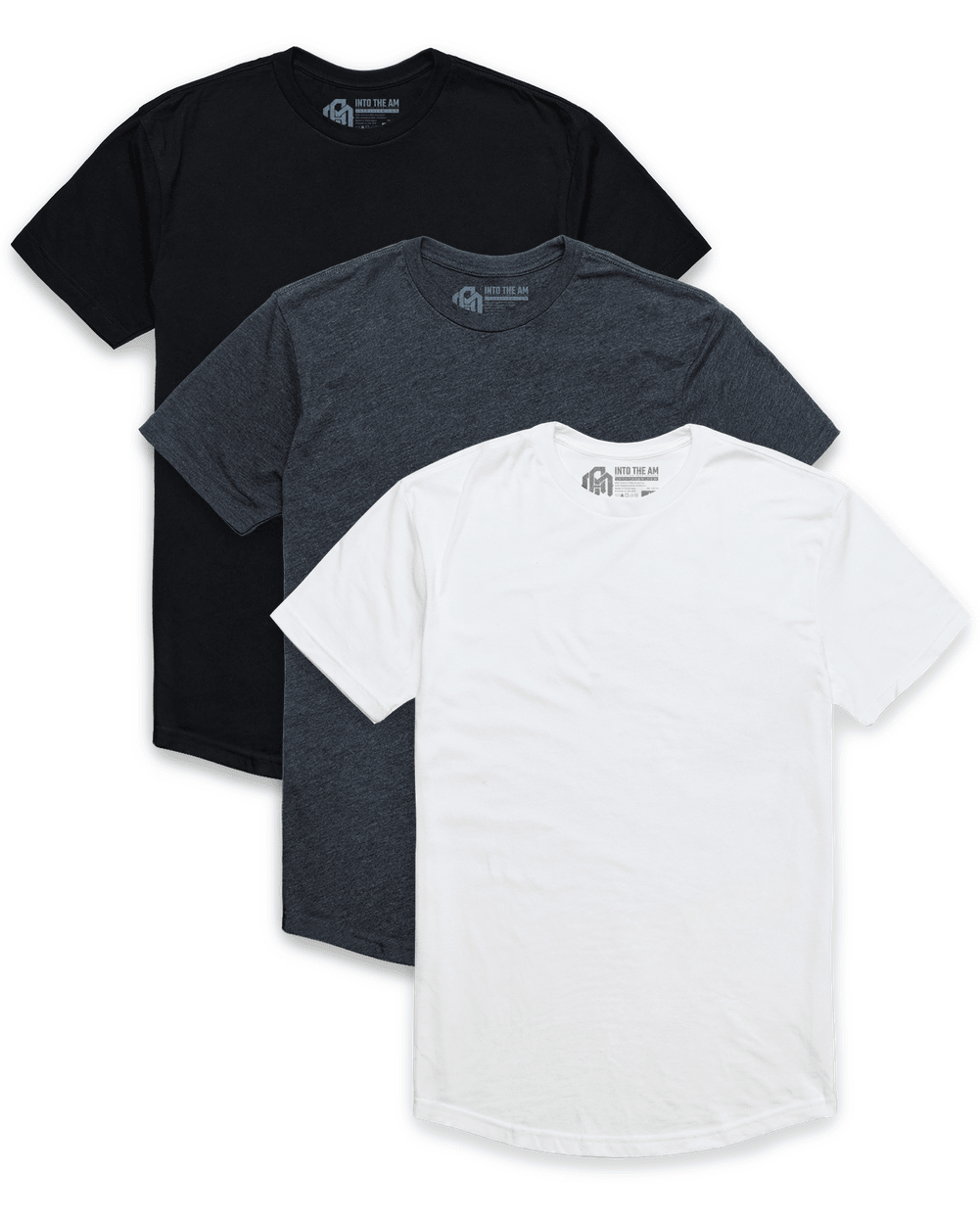 Custom 3 Pack Curved Hem Tee
