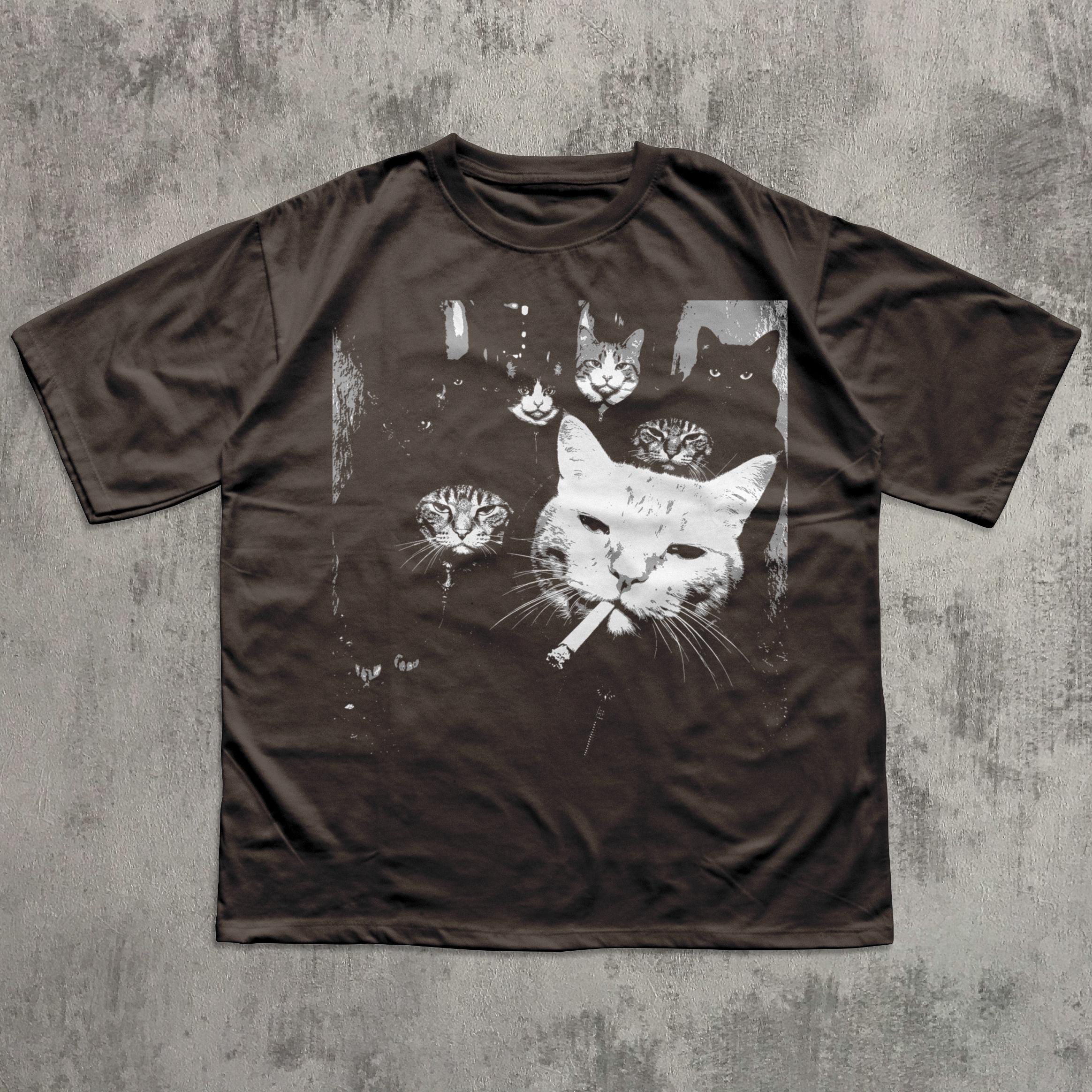 Gangster Ca Meme Cats Vintage Cat Lover Cat Meme Tee Ca Cat Dad Cat Mom (5)