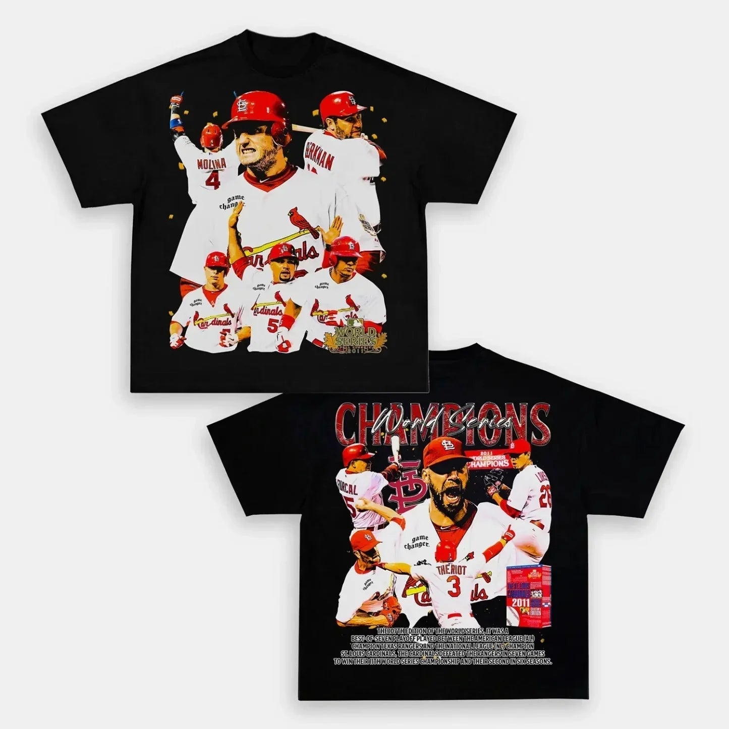 Cardinals Back Design TEE Hoodie, Sweatshirt | CoreVibeTees.com (Image 1)